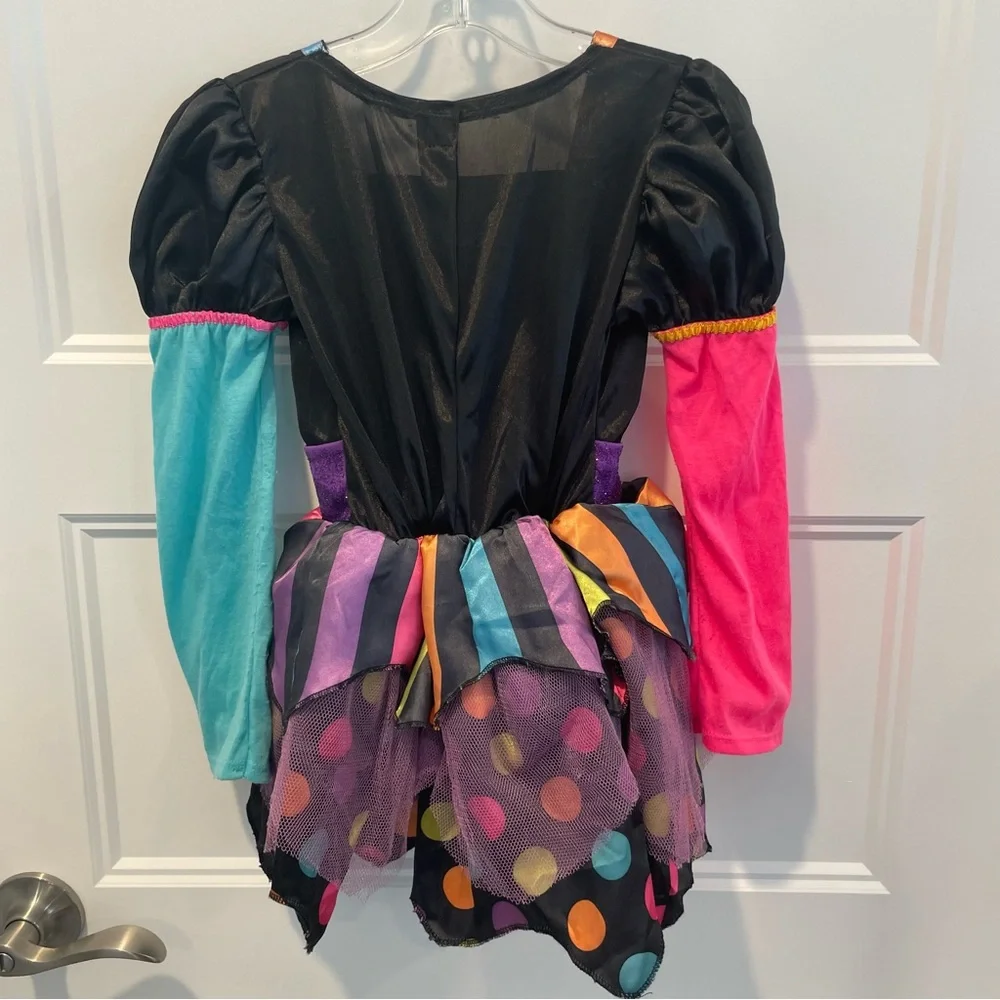 Miss Matched Witch child costume S (4-6)